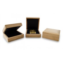 Geschenkbox aus Holz für Goldmünzen und Goldbarren